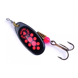 Mepps Comet Lure Black Fury Orange Size 2