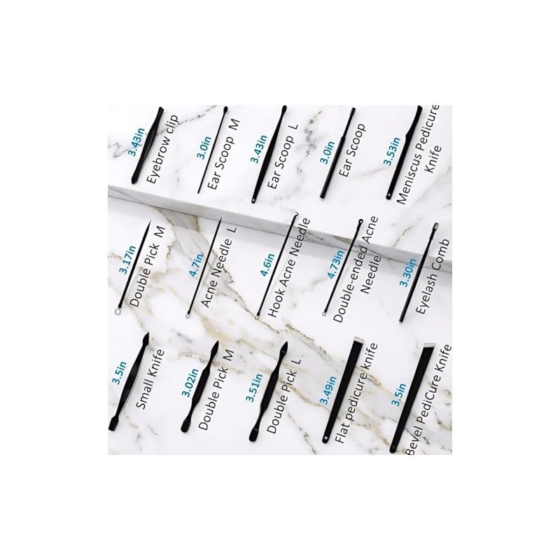Juego de manicura profesional para cortaúñas, 26 piezas, kit de