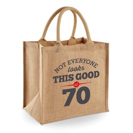 Design, Invent, Print! 70th Bag 14 Litre Volume Natural Jute 30 x 30 x 19cm