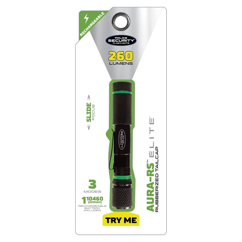 Police Security - Aura-RS Flashlight - 260 Lumens - Water