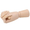 Wooden Hand Rotation Joint Professional Hand Model Various Shapes Wooden