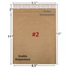 Honeycomb paper padded envelope sealable mailers (100, #2-8.5" x 11")
