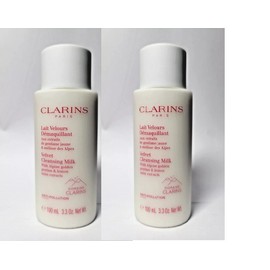 Clarins 2-PK Clarins Velvet Cleansing Milk Alpine Golden Gentian Lemon Balm 3.3 Oz NWOB