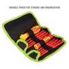 OEMTOOLS 22593 10 Piece Insulated Screwdriver Set, 4 Flathead Screwdrivers,