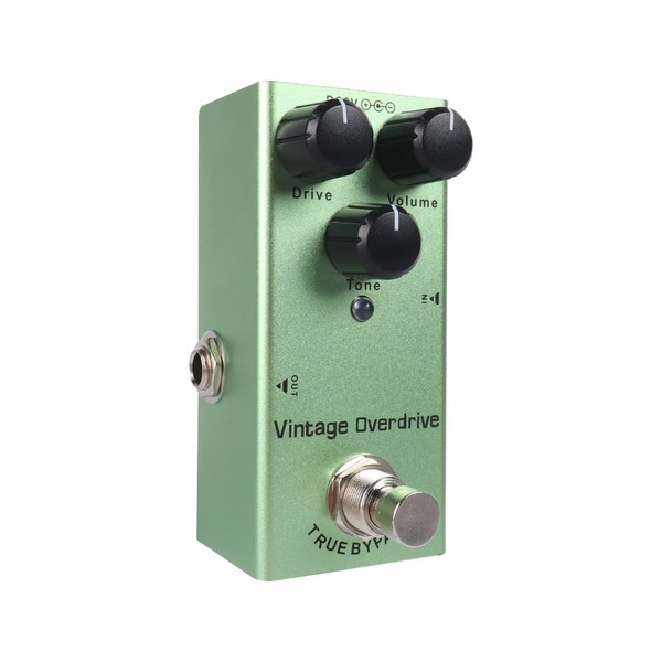 OverDrive Effects Pedal for Guitar - Overdrive Distortion Rich Bordering-on-Distortion