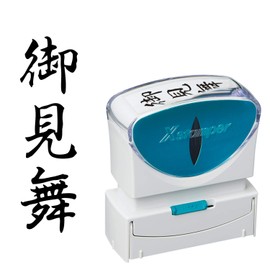 Shachihata X2-B-218V4 Business Stamp, Capless, B Shape, Black, Omimai Vertical