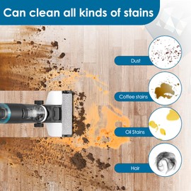 (6 Pack) Floor One S3 Replacement Brush Rollers and HEPA Filters Compatible with Tineco Floor One S3/ iFloor 3, Cordless Wet Dry Vacuum Cleaner, 3 Brush Rollers, 3 HEPA Filters, Accessories Kit