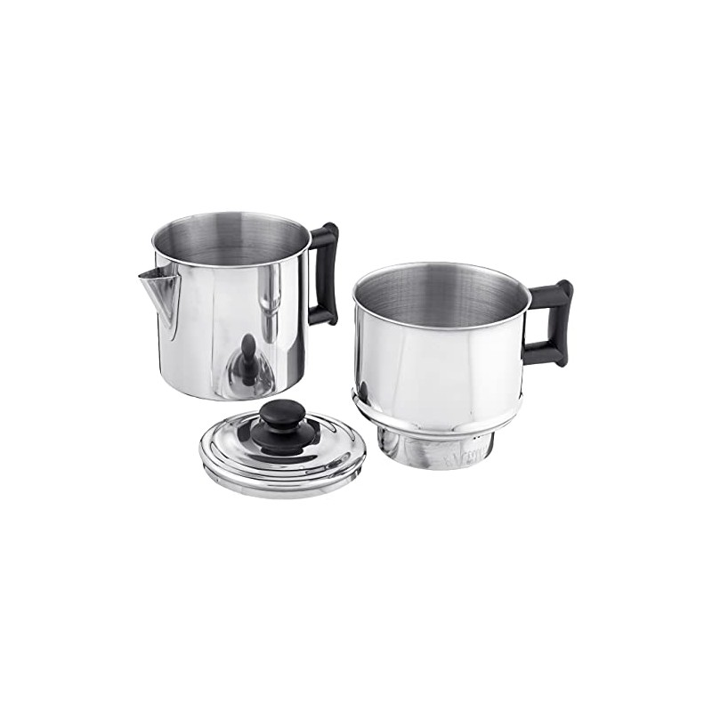 Lindy's Stainless Steel 10 Cup Drip Coffee Maker, Stovetop Coffee