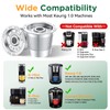 AANQQ Reusable K Cups for Keurig: Upgraded Dual-Layer Mesh Stainless