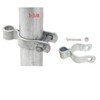 2 Pack 1-3/8inch Chain Link Fence Frame Gate Post Hinge/Galvanized