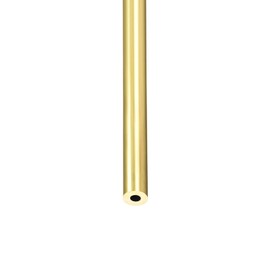 DTGN 7 mm x 2 mm x 300 mm (AD x Wall TxL) Brass Pipe - 1 Pack - Good for Machine Equipment Crafts Decorative Frame - Round Metal Tubes