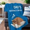 YUAOEUR Dad Blanket Dad Birthday Gifts Flannel Throw Blanket 40x50