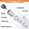Duraaamo 12 Pack Rv Storage Locks 7/8'' Rv Compartment Locks