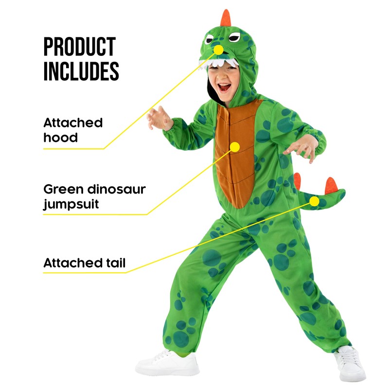 Fun Shack Black Spider Costume for Boys and Girls, Dinosaurs