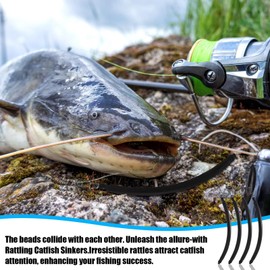 Slip Stick Catfish Dragging Weights,6PCS Drag Catfishing No Snag Sinker for Dragging, Trolling, Drift, Bottom Bouncing.Catfishing Tackle and Gear