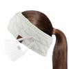 C.C Winter Fuzzy Fleece Lined Thick Knitted Headband Headwrap Epoxy