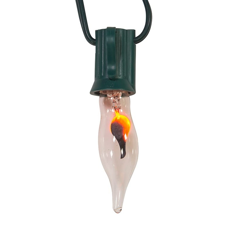 Kurt Adler UL 10-Light Flicker Flame Longer Light Set