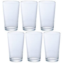 Aderia B-6306 Glasses, Clear E-Line, Tumbler, 8.1 fl oz (230 ml), Set of 6, Made in Japan