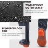 PVC Fishing Chest Waders for Men with Boots, Waterproof Bootfoot