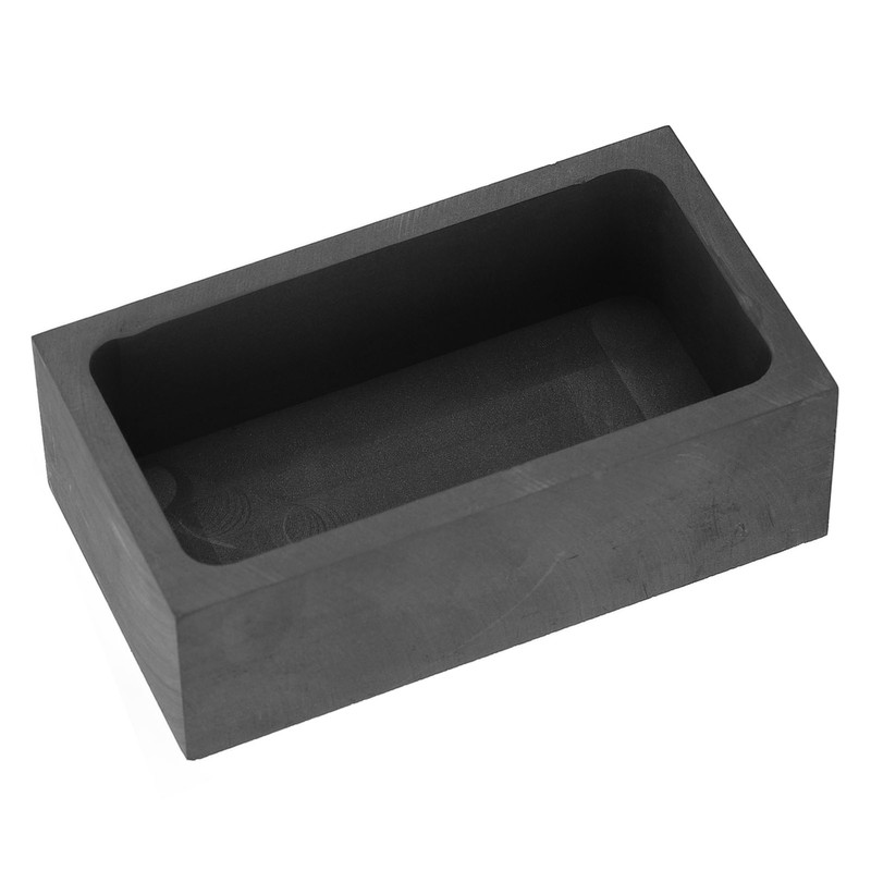 Rectangular Graphite Ingot Mold Jewelry Metal Refining Crucible for Melting