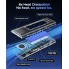 ORICO 40Gbps M.2 NVMe SSD Enclosure with Built-in Cooling Fan,
