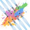 BOHUIZ 8Pcs Watercolor Brush Pens, Refillable Water Brush Pens