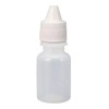 Like Shop 50 Goteros Plastico Transparente Tapa Blanca 10 Ml