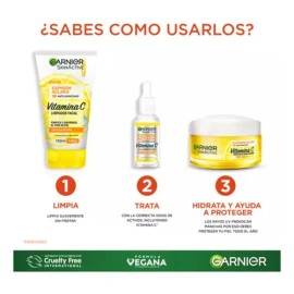Kit Serum  Crema  Gel Garnier                                                                                                                         