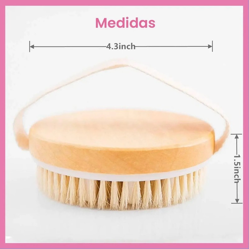 Cepillo Corporal Exfoliante Para Baño Elimina Piel Muerta