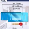 King&Charles Cabinet Hardware Template with Center Punch, Cabinet Handle Template