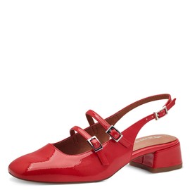 Tamaris Sling Women's Elegant, Red patent