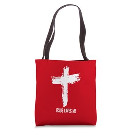 Jesus Loves Me Tote Bag
