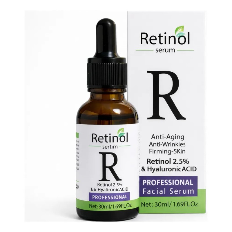 Suero Facial Retinol 2.5% Con Acido Hialuronico 30ml