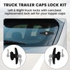 Blshwez T-Handle Camper Door Lock Kit – Universal Keyed Alike