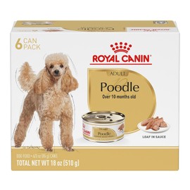 Royal Canin Breed Health Nutrition Poodle Adult Loaf in Sauce Dog Food, 3 oz (Pack of 6)