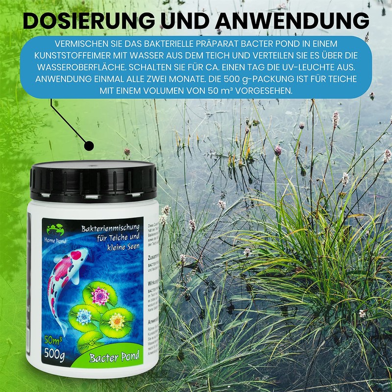 Home Pond Bacter Pond 300 g I Pond Bacteria, which
