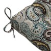 Pillow Perfect Paisley Indoor/Outdoor Sofa Setee Bench Swing Cushion with