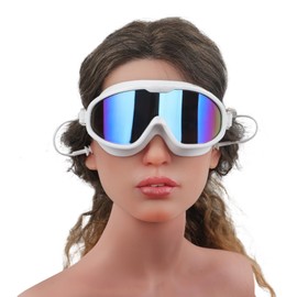 JIAHG Swimming Goggles Set for Unisex Adults Diving Anti-Fog UV Protection Goggles with Earplugs Silicone Swim Cap Clear Vision Swimming Accessories