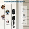 UMIKSMART Smart Keypad Door Lock with Handle, Tuya WiFi App