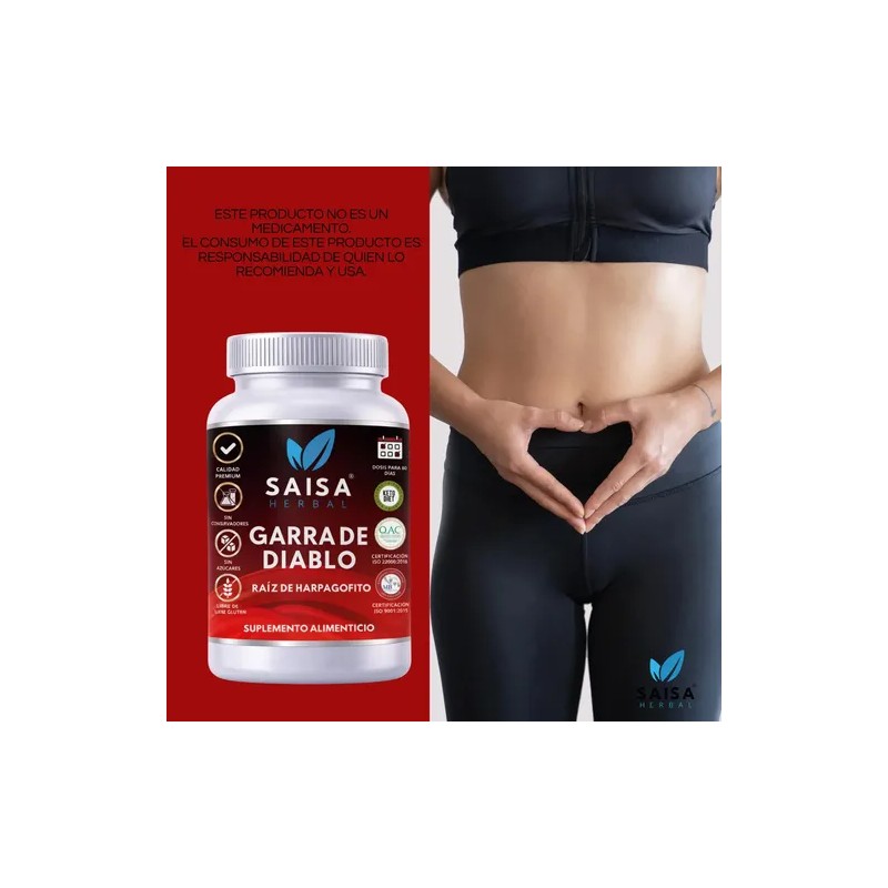 Garra del Diablo 120 Cáps | SAISA HERBAL | Suplemento
