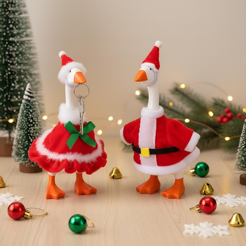 Abbylike 2 Sets 7 Inch Magnetic Desk Goose Outfits, Mr.