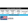 Carbide Drill Bits with 1/8" Shanks (Choose Your Size) for