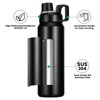 MUCR 30oz Insulated Water Bottle, 900ml Stainless Steel Vacuum Bottle