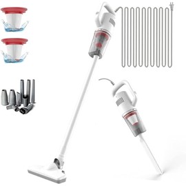 KEROMEE Stick Corded Handheld Vacuum Cleaner 26ft Cord Electric Broom for Pet Hair Hardwood Floor Cat Litter Cleaning