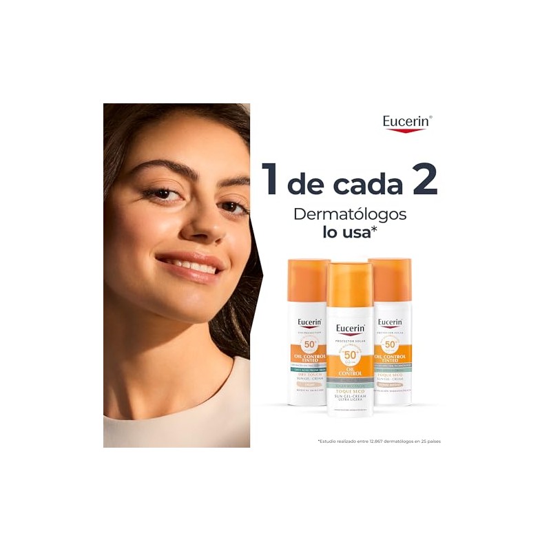 Eucerin Eucerin Sun Oil Control Fps 50+ Tono Medio 50Ml