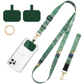 Dutyway Phone Lanyards, Wrist lanyards for Keys, Adjustable Shoulder Neck Strap,Universal Crossbody Cell Phone Lanyard for ID Badges,Card Holder, Car Key, and Most Smartphones (Sailboat)