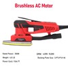 Detail Sander, 350W Mouse Sander,10000 OPM Compact Electric Sander, Multi-Function