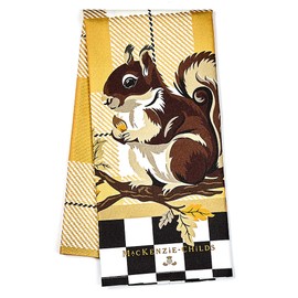 MACKENZIE-CHILDS Squirrel Dish Towel