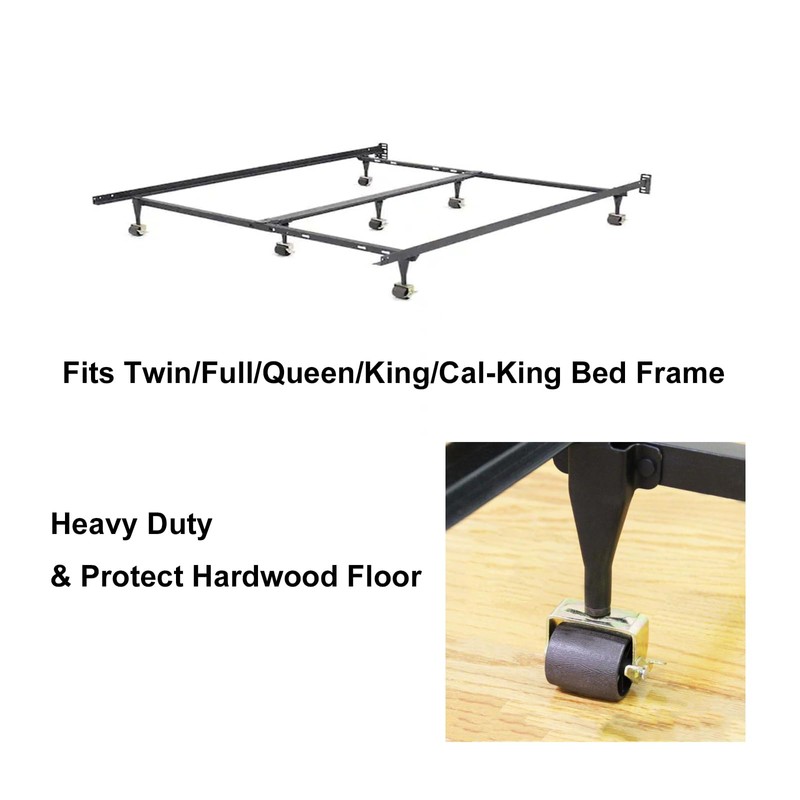 Metal Stem Heavy Duty Rollers Casters Wheels for Bed Frame,
