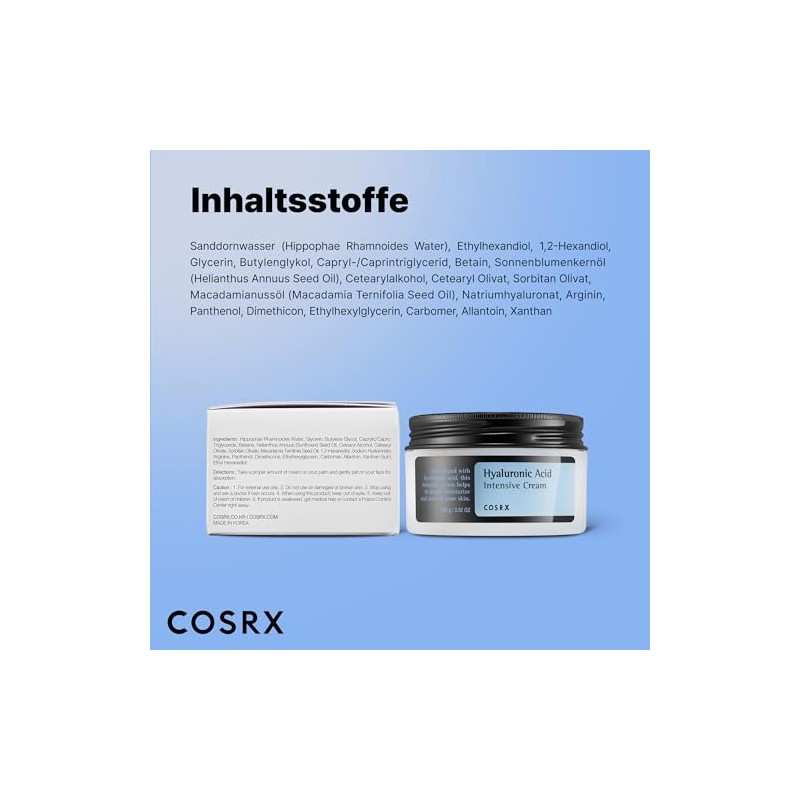 Cosrx Hyaluronic Acid Intensive Cream 100 ml